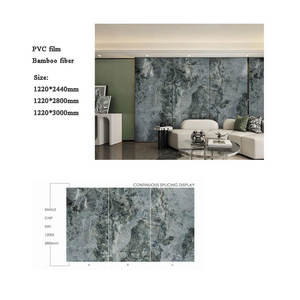 Panneau décoratif intérieur moderne classique en charbon de bambou, feuille de PVC enduite, matériau co-extrudé, étanche pour usage domestique - Product Image 5