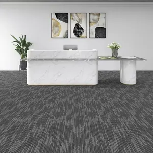 Ofisler için zemin halıları yüksek kaliteli halı rulo 4*100 ofis ve oturma odası için merkezi halı halısı kurulum için kolay