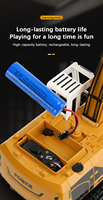 Vente en gros en usine Pelles et camion à benne basculante télécommandés 2.4GH Ensemble de jouets avec lumière et son Véhicules de construction RC