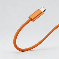 Câble de charge rapide USB Type-C vers Type-C 60W 3A en nylon tressé en cuivre pur STONGWIRE ST-101 avec emballage personnalisé avec logo