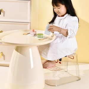 Multifunctional <b>Plastic</b> Non Slip <b>Step</b> Stool For Children Toilet Use 2-4 Years Yellow Rose Red - Product Image 3
