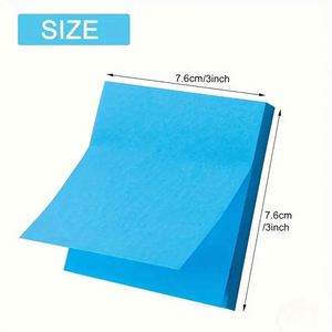 Bloc de Notas Adhesivas Fluorescentes Personalizadas, Hojas Sueltas, Suministros de Oficina, Amarillo, Rosa, Rojo, Verde, Azul, para Uso en Papelería - Product Image 2