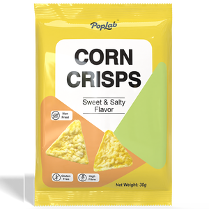 Spuntini a grana alta in fibra Non a fuoco Pop Corn angoli croccanti Pop Corn Chips di mais senza glutine patatine di mais - Product Image 5