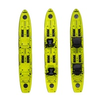 Kayak modulaire détachable LSF 2025, kayak double pour la pêche, bateau en 3 pièces avec moteur