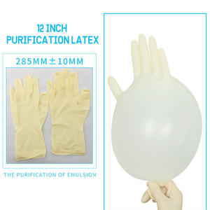 2022 Nieuwe Waterdichte Industriële Cleanroom Anti Statische Latex Veiligheid Handschoenen Latex Thuis 12 Inch Lange Mode Handschoenen - Product Image 6