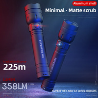 Mini lampe torche LED rechargeable puissante, nouveau design, lampes de poche de poche, chasse, tactique, défense, camping, EDC, étanche, USB, aluminium