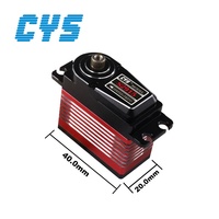 Nouveau Servomoteur Numérique Sans Noyau Étanche CYS-S2915 15kg en Acier/Aluminium pour Engrenage de Direction Hélicoïdal 7.4V, Pièces pour Avions RC, Voitures et Camions Jouets