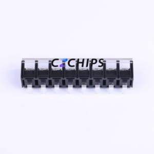 KF78R-13.0-8P Barrier Terminal Block Bent Lead Through Hole,P=13mm Connector With Cover Plate 13mm 1x8P Right Angle Pin - Product Image 2