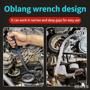 Juego <span class=keywords><strong>de</strong></span> llaves ajustables <span class=keywords><strong>de</strong></span> acero al cromo-vanadio OEM <span class=keywords><strong>de</strong></span> 15 piezas para instalación <span class=keywords><strong>de</strong></span> correas <span class=keywords><strong>de</strong></span> motor <span class=keywords><strong>de</strong></span> coche, poleas y tensado <span class=keywords><strong>de</strong></span> ruedas tensoras - Product Image 5