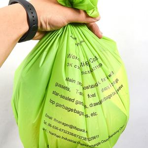 Wholesale Bio Degradable Corn Starch Customized biodegradable plastic bag