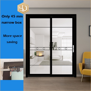 Puerta Corredera Impermeable de Aleación de <span class=keywords><strong>Aluminio</strong></span> de Estilo Tradicional para Entrada de Balcón de Hotel con Superficie Acabada al por Mayor - Product Image 3