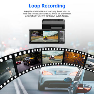 Caméra de tableau de bord 4K GPS intégré, caméra de tableau de bord WiFi pour voitures 30fps Dash Cam avant et arrière avec application, écran IPS 2.86 ", vision nocturne, WDR - Product Image 6