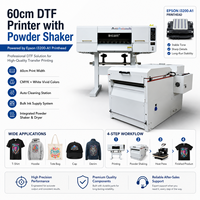 Nueva Impresora de Transferencia DTF de Inyección de Tinta de 24 Pulgadas con Cabezal Dual I3200 A1 para Impresión en Película PET, Ropa, Ropa Deportiva y Ropa de Trabajo