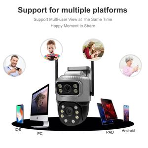 V380 Full Color 4Mp Dual Lens PTZ Cámara DE SEGURIDAD Red inalámbrica inteligente Wifi Visión nocturna Tarjeta de memoria de Audio bidireccional - Product Image 6