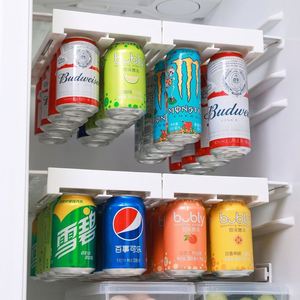 Hanging Soda Can Organizer <b>for</b> Refrigerator Adjustable Can Holder Dispenser - Product Image 2