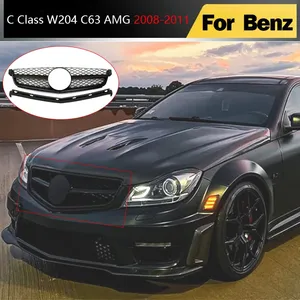 StarNav สำหรับ Mercedes Benz C Class W204 C63 AMG ปี 2009 2010 2011 กระจังหน้ารถยนต์แบบ Facelift  อะไหล่เปลี่ยนกระจังหน้า  ชุดแต่งกระจังหน้า - Product Image 6