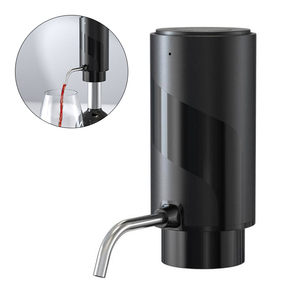 Aérateur à <span class=keywords><strong>vin</strong></span> électrique rechargeable noir avec décanteur automatique à une touche et bec verseur en acier inoxydable pour le <span class=keywords><strong>vin</strong></span> - Product Image 2