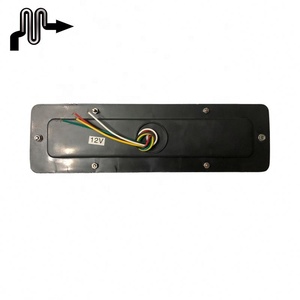 1*PCS Feux arrière LED combinés Brive/Stop/Tourner/Frein 12V Blanc Étanche Camion Remorque Lampe - Product Image 5