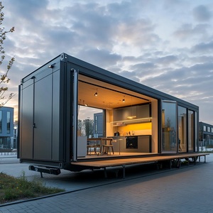 Villa Contenedor Prefabricada de Lujo Moderna de 40 pies con Ventanas de Cristal Completas, Casa Modular, Hotel Boutique, Resort Vacacional, Vivienda Familiar, Calefacción, 5 Años de Garantía - Product Image 6