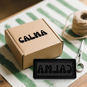 Sello de Oficina Personalizado Autoentintable de 25*75mm, Rectangular, con Logotipo Empresarial, para Sobres, Papelería de Oficina, Patrón Personalizado - Product Image 4
