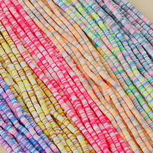 SOJI Factory Direct Sale 6mm Mix Color Soft Loose Clay Spacer Beads Polymer Clay Beads For Jewelry Making DIY Crafts