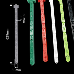 Colorful <b>Plastic</b> Hanging <b>Strip</b> 625mm for Supermarket Snacks Bag Hangers Bulk Order - Product Image 3