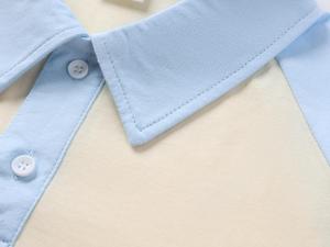 เสื้อผู้ชายแขนยาวสีกรมท่าแบบลำลอง ผ้าคอตตอนผสมโพลีเอสเตอร์คุณภาพสูง ไม่เป็นขุย พร้อมโลโก้สั่งทำพิเศษ มีกระเป๋า ดีไซน์หรูหรา - Product Image 4