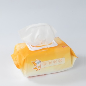 Lingettes pour bébé non tissées à base d'eau 99,9 %, non parfumées, hypoallergéniques, biodégradables, 100 unités, vente en gros, lingettes pour bébé originales - Product Image 4