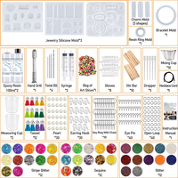 Kit de fabrication de bijoux en résine époxy, moules en silicone pour la création de bijoux DIY en gros