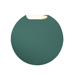 Bloc à découper rond en plastique PE <span class=keywords><strong>planche</strong></span> à découper résistante à la moisissure de couleur verte <span class=keywords><strong>planche</strong></span> à découper antibactérienne et durable pour une utilisation en cuisine - Product Image 2