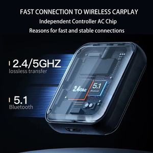 Adaptador Carbitlink Easylink <span class=keywords><strong>Easyconnection</strong></span> para CarPlay Inalámbrico y Android Auto 2 en 1, Conexión Automática Plug & Play, Compatible con Autos Chinos - Product Image 5