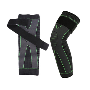 <span class=keywords><strong>Rodillera</strong></span> Deportiva Transpirable de Nylon con Correas Ajustables, Compresión y Protección para Pierna y Pantorrilla - Product Image 4