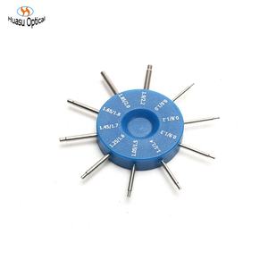 पेशेवर चश्मा मापने उपकरण ऑप्टिकल चश्मे शिकंजा छेद chok गेज प्लास्टिक उपकरण - Product Image 2