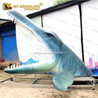 Tête de dinosaure Kronosaurus animatronique MYDINO CAD0101 pour décoration murale