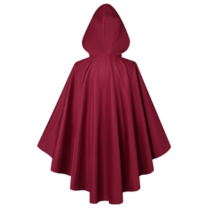 Capa Medieval con Capucha para Mujer, Disfraz <span class=keywords><strong>de</strong></span> Halloween, Capa <span class=keywords><strong>de</strong></span> Mago o Vampiro, Disfraz para Representaciones Escénicas y Juegos <span class=keywords><strong>de</strong></span> Rol - Product Image 4