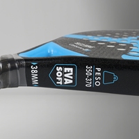 Raquette de padel légère en fibre de carbone 3K personnalisée, forme diamant, vente en gros, logo OEM, fabricant de marque privée
