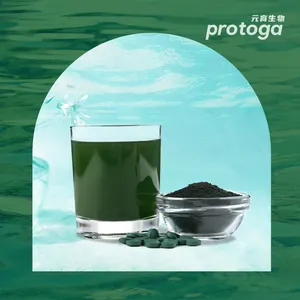 Protoga gesund Kräuter ergänzungen mit hohem Gehalt Spirulina Algen pulver