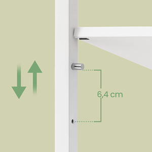 Chariot <span class=keywords><strong>de</strong></span> rangement <span class=keywords><strong>de</strong></span> <span class=keywords><strong>cuisine</strong></span> roulant <span class=keywords><strong>VASAGLE</strong></span> avec tiroir, îlot <span class=keywords><strong>de</strong></span> <span class=keywords><strong>cuisine</strong></span> mobile sur roulettes - Product Image 5