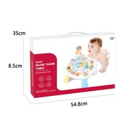 Jouets éducatifs pour bébés Musique Lumières Main Tambour Jeu Bureau Enfants Activité Jouet Table d'apprentissage