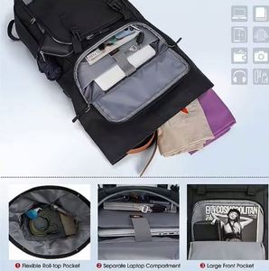 Échantillon gratuit de sacs à dos sportifs décontractés imperméables personnalisés, fabricant de sacs d'école, sacs de voyage, sacs pour hommes d'affaires, autres sacs à dos pour ordinateur portable - Product Image 2
