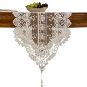 <span class=keywords><strong>Camino</strong></span> <span class=keywords><strong>de</strong></span> <span class=keywords><strong>Mesa</strong></span> <span class=keywords><strong>de</strong></span> Encaje Blanco <span class=keywords><strong>de</strong></span> Lujo Ligero Francés, un Toque <span class=keywords><strong>de</strong></span> Elegancia Ritual - Product Image 4