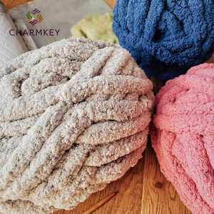 Оптовая продажа, бархатная пряжа 2 см, синель, синель, крупная пряжа для вязания, одеяло - Product Image 4