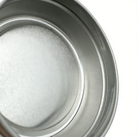 Boîte en fer/étain personnalisée de qualité alimentaire, recyclable, hermétique, petite, pour bonbons et chocolats, avec fenêtre transparente