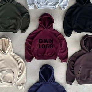 Completo <span class=keywords><strong>Sportivo</strong></span> da <span class=keywords><strong>Uomo</strong></span> Personalizzato con Logo, Due Pezzi, Pantaloni Larghi e Felpa con Cappuccio, Stampa e Ricamo, Oversize e Corto - Product Image 3