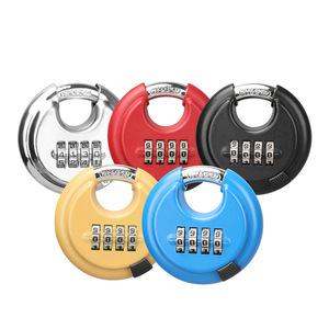 Candado de Seguridad Multicolor Antirrobo de Acero Inoxidable 304 con Contraseña de Cuatro Dígitos para Comercio Exterior Transfronterizo - Product Image 1