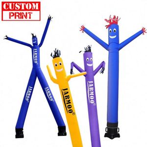 Parfait pour toute entreprise, impression de logo personnalisé, Air Dancer rouge et bleu pour la publicité - Product Image 1