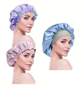 Bonnet en Soie de Haute Qualité Vendu Directement par l'Usine avec Logo Personnalisé, Bonnets de Nuit Réversibles et Bandeaux en Satin pour Cheveux - Product Image 2
