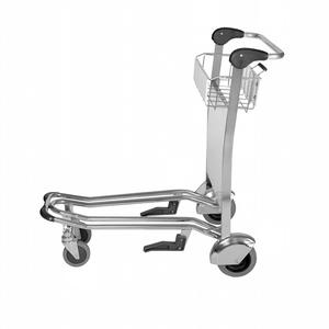 Portable Airport Passenger <b>Trolley</b> Baggage Hand Cart For Airport Exhibition Hall Hotel - Product Image 2