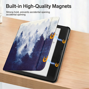 Funda para Lector Electrónico <span class=keywords><strong>Kobo</strong></span> Libra2 2021 y Tolino Vision6, con Cámara Elevada, Anticolisión, TPU, Plegable, con Soporte y Función de Apagado Automático - Product Image 4