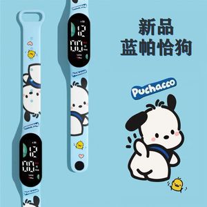 Nouvelle montre électronique rectangulaire de style <span class=keywords><strong>Pat</strong></span>'<span class=keywords><strong>Patrouille</strong></span> pour les élèves du primaire, bracelet en silicone, montre de sport LED, vente en gros - Product Image 3